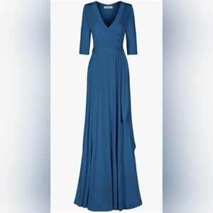 Teal Wrap Dress 👗